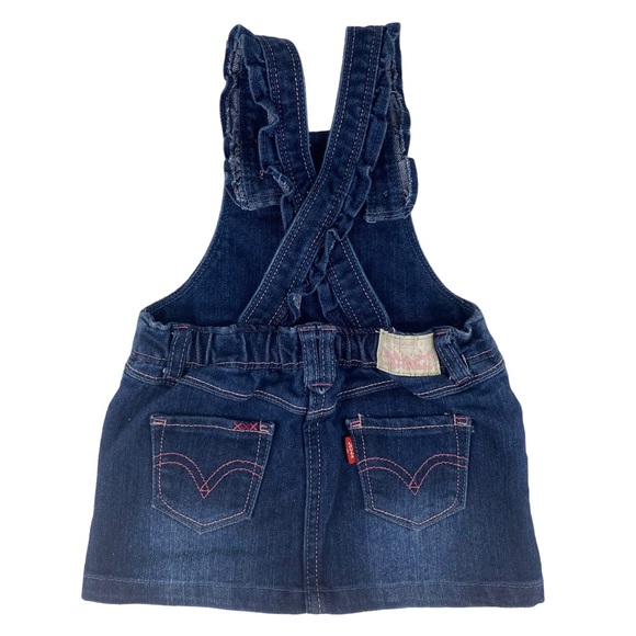 Levis Infant Skirtall Denim Dress - Size 18M - Picture 2 of 7